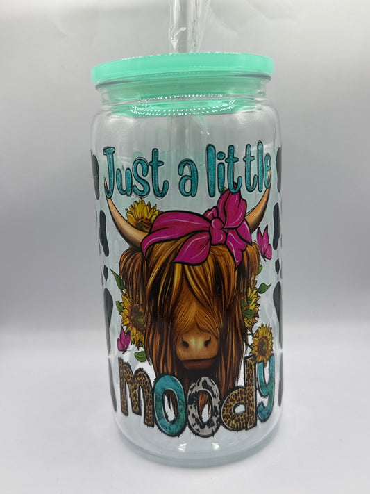 A Little Moody Cow Acrylic Can Cup