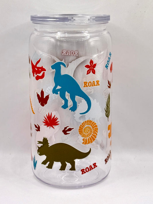 Dinosaur Roar Acrylic Can Cup