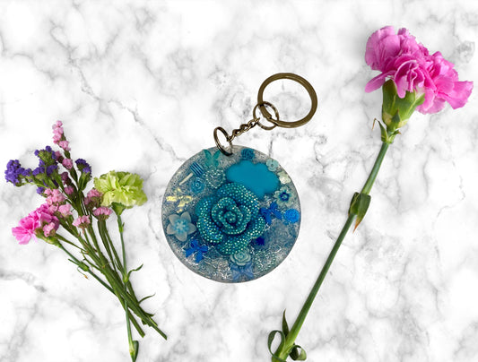 Light Blue Junk Keychain